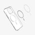 ACS04825 - iPhone 14 Pro Max Case Ultra Hybrid (MagFit) in white showing the back